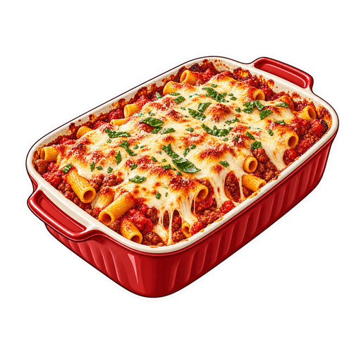 Baked Ziti sticker illustration