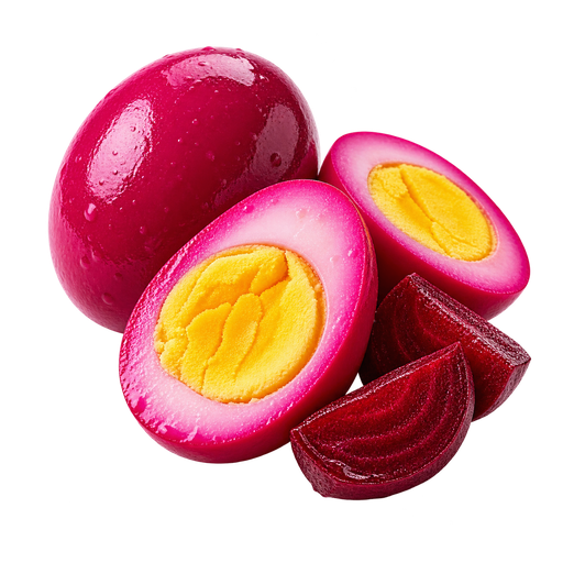Beet Eggs sticker illustration