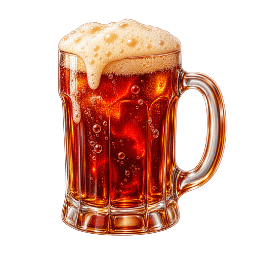 Birch Beer sticker illustration