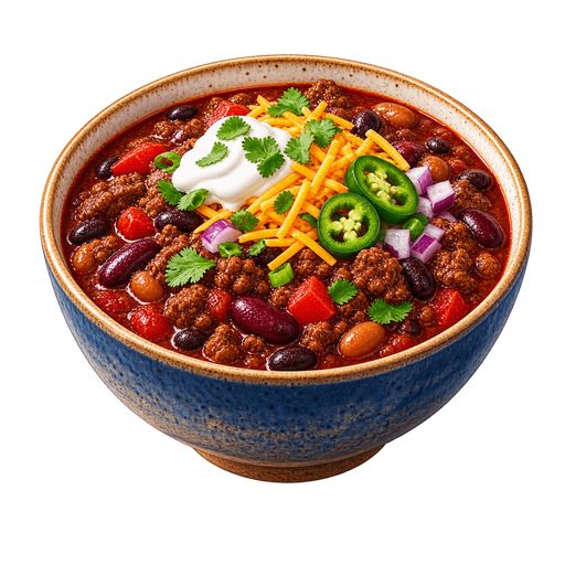 Bison chilli sticker illustration