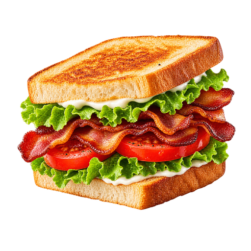 BLT sandwich sticker illustration