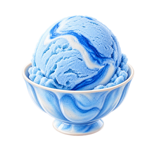 Blue Moon sticker illustration