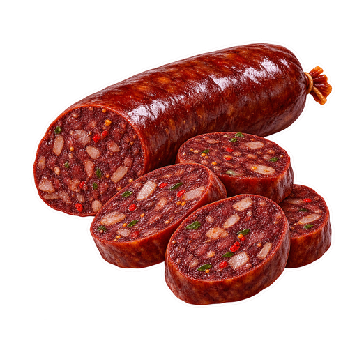 Boudin rouge sticker illustration