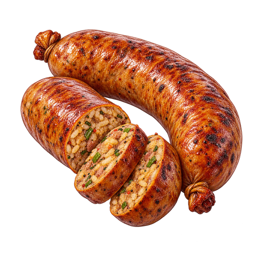 Louisiana Boudin sticker illustration