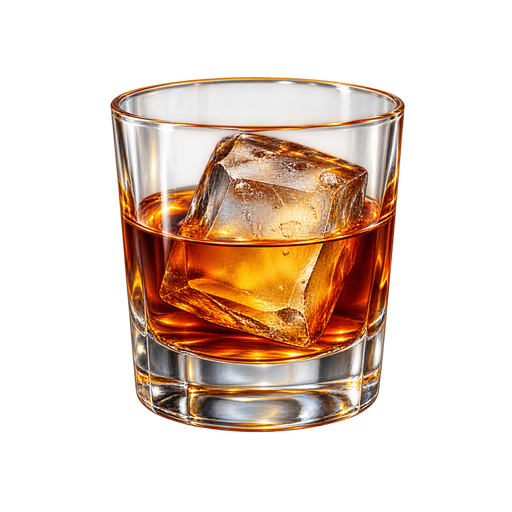 Bourbon sticker illustration