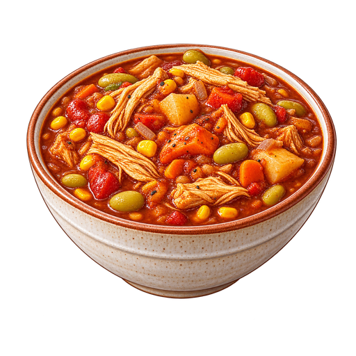 Brunswick Stew sticker illustration