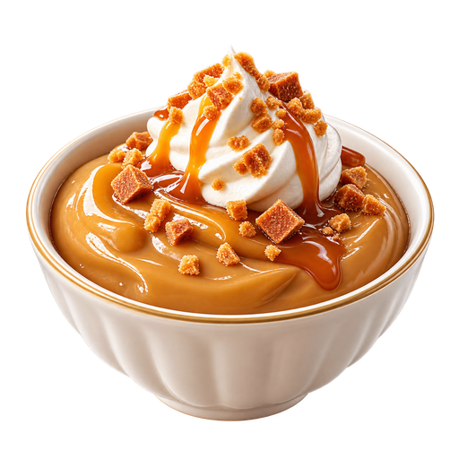 Butterscotch Pudding sticker illustration