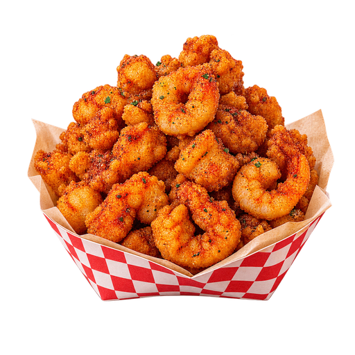 Cajun Popcorn sticker illustration