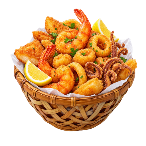 Calabash-Style Seafood sticker illustration