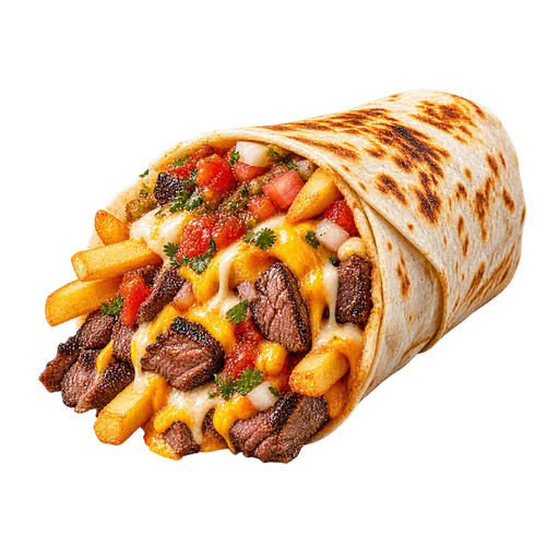 California Burrito sticker illustration