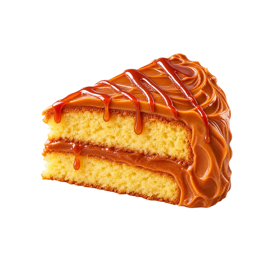 Caramel Cake sticker illustration