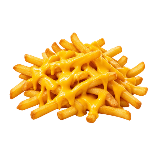 Cheese Fries sticker illustration