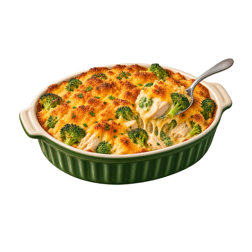 Chicken Divan sticker illustration