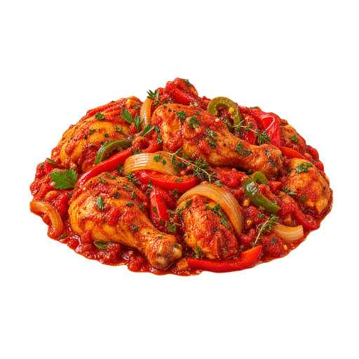 Chicken Sauce Piquante sticker illustration