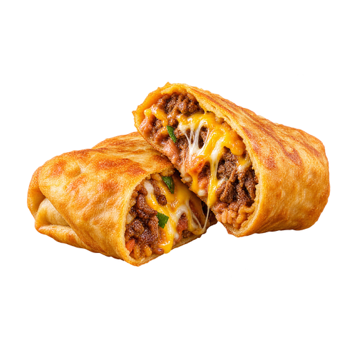 Chimichanga sticker illustration