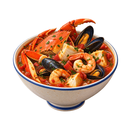 Cioppino sticker illustration