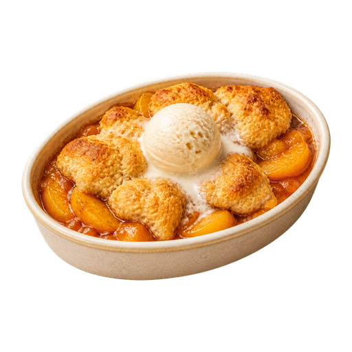 Peach Cobbler sticker illustration