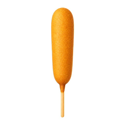 Corn Dog sticker illustration