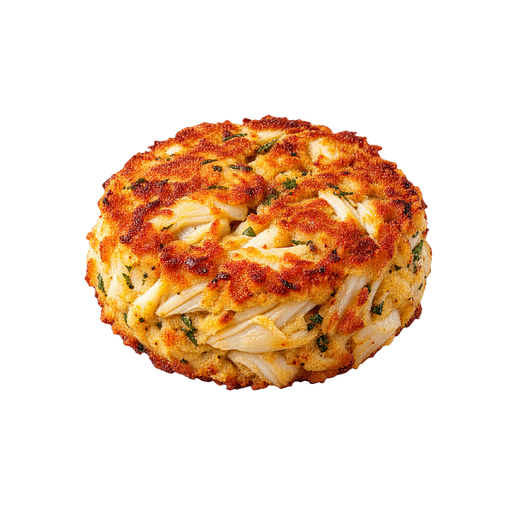 Crab Cake sticker illustration