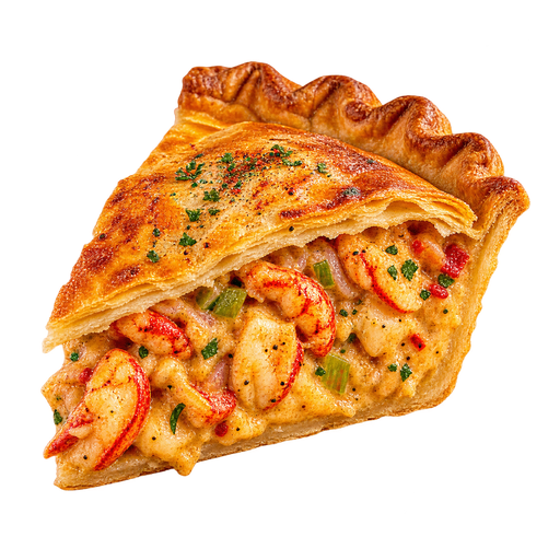 Crawfish Pie sticker illustration