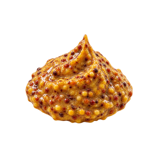 Creole mustard sticker illustration