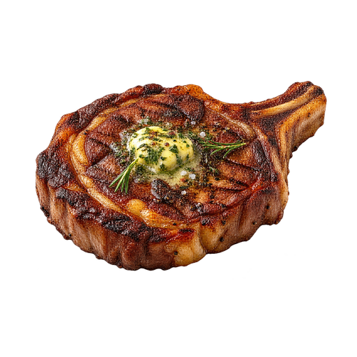 Delmonico Steak sticker illustration