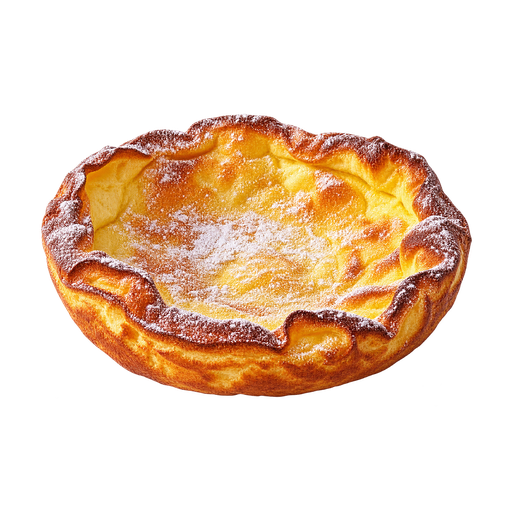 Dutch baby pancake sticker illustration