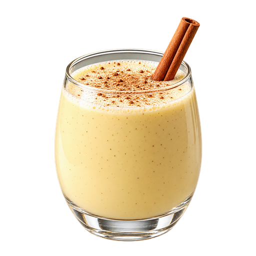 Eggnog sticker illustration