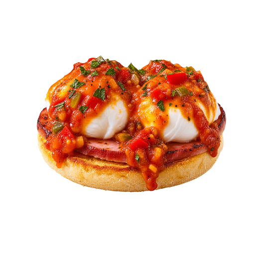 Eggs Hussarde sticker illustration