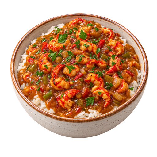 Étouffée sticker illustration
