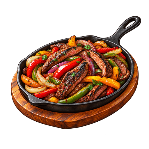 Fajitas sticker illustration