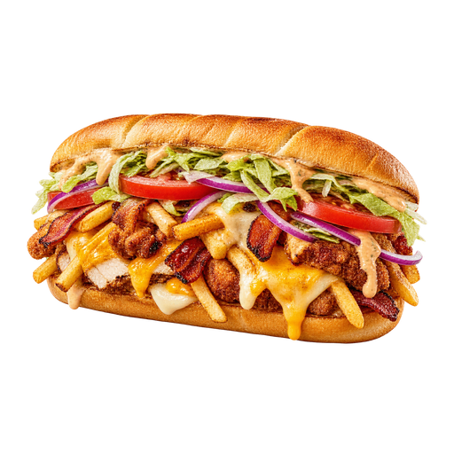 Fat Sandwich sticker illustration