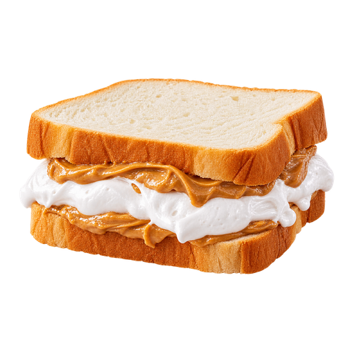 Fluffernutter sticker illustration