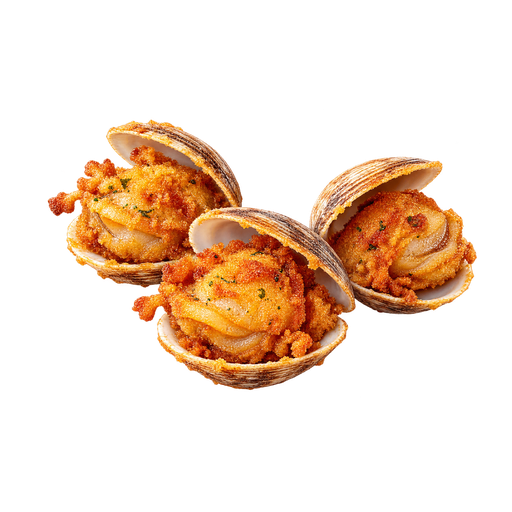 Fried Clams sticker illustration
