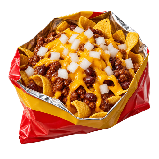 Frito Pie sticker illustration