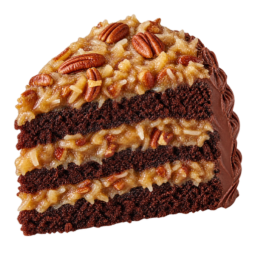 German Chocolate Cake sticker illustration