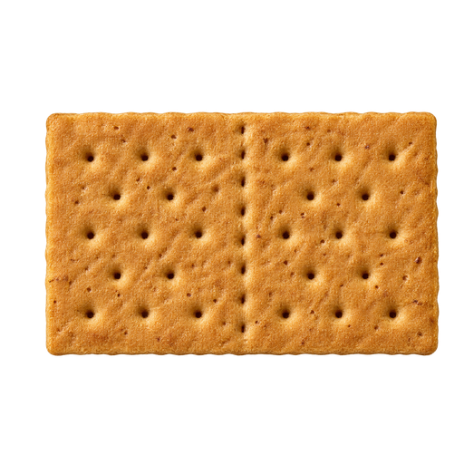 Graham cracker sticker illustration