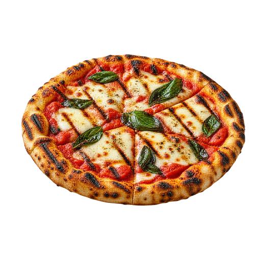 Grilled Pizza sticker illustration