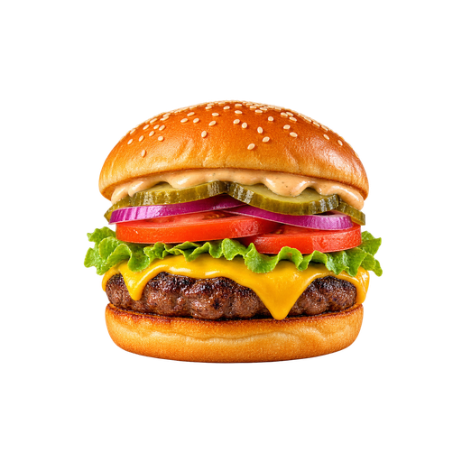 Guberburger sticker illustration