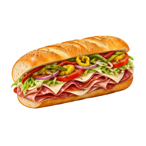 Gym Shoe Sandwich sticker illustration