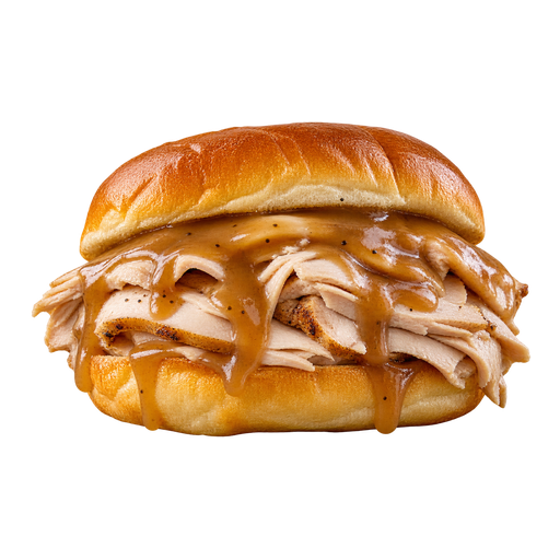 Hot Turkey Sandwich sticker illustration