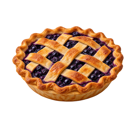 Huckleberry Pie sticker illustration