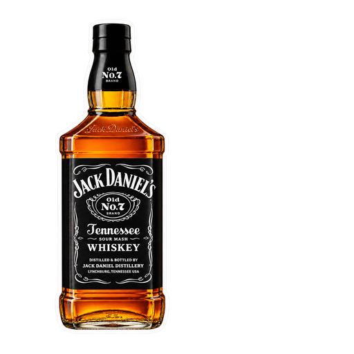 Jack Daniel's sticker illustration