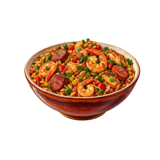 Jambalaya sticker illustration