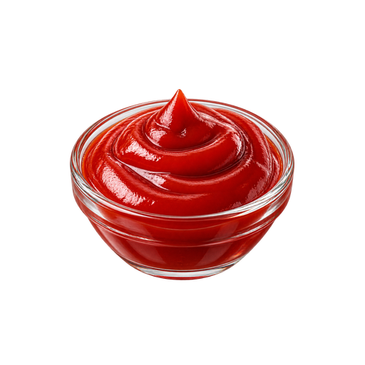 Ketchup sticker illustration
