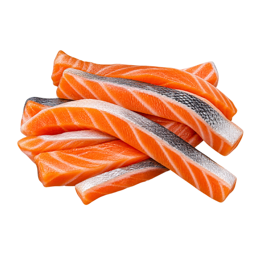 King Salmon Strips sticker illustration