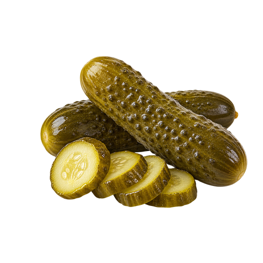 Kosher pickles sticker illustration