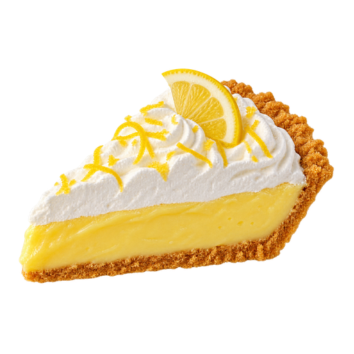 Lemon Ice Box Pie sticker illustration