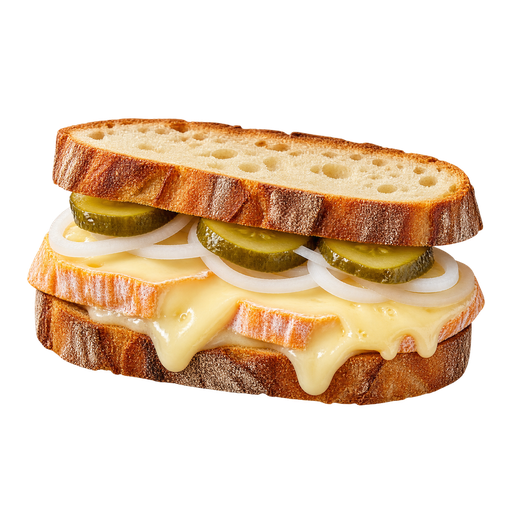 Limburger Sandwich sticker illustration
