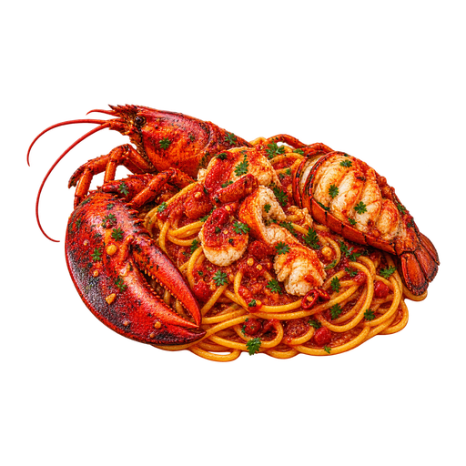 Lobster Fra Diavolo sticker illustration